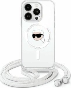 Karl Lagerfeld Karl Lagerfeld KLHMP16XHCKHNT iPhone 16   Pro Max 6.9" hardcase transparent Crossbody IML Karl Head Magsafe 1