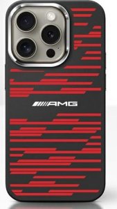 Mercedes AMG AMHMP16S24SSRRK iPhone 16 6.1"        czarny/black hardcase Silicone Graphics MagSafe 1