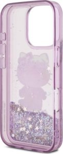 Hello Kitty Hello Kitty HKHCP16LL50PPU iPhone 16 Pro  6.3" fioletowy/purple hardcase Liquid Glitter 50TH Anniversary Party 7