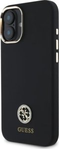 Guess Guess GUHCP16SM4DGPK iPhone 16 6.1"       czarny/black hardcase Silicone Logo Strass 4G 2