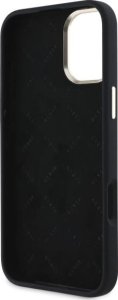 Guess Guess GUHCP16SM4DGPK iPhone 16 6.1"       czarny/black hardcase Silicone Logo Strass 4G 7