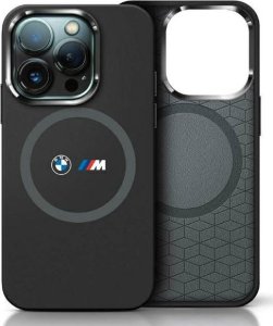 BMW BMW BMHMP16S23SROK iPhone 16 6.1"         czarny/black hardcase M Silicone Printed Ring MagSafe 1