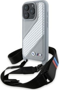 BMW BMW BMHCP16X23PSCCG iPhone 16 Pro Max     6.9" szary/grey hardcase M Edition Carbon Stripe & Strap 1