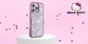 Hello Kitty Hello Kitty HKHCP16XL50PPU iPhone 16 Pro  Max 6.9" fioletowy/purple hardcase Liquid Glitter 50TH Anniversary Party 9