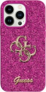 Guess Guess GUHCP16SHG4SGU iPhone 16 6.1"       fioletowy/lpurple hardcase Fixed Glitter Big 4G 1