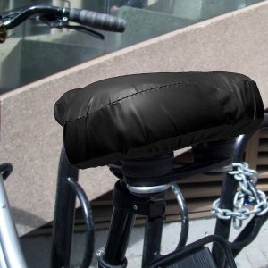 Springos Pokrowiec na siodełko rowerowe, wodoodporna osłona, czarna UNIWERSALNY 2