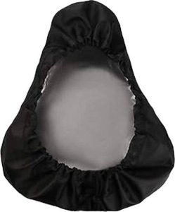 Springos Pokrowiec na siodełko rowerowe, wodoodporna osłona, czarna UNIWERSALNY 4