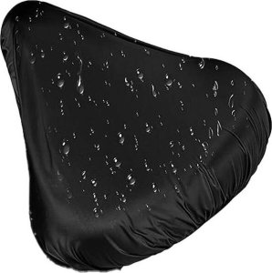 Springos Pokrowiec na siodełko rowerowe, wodoodporna osłona, czarna UNIWERSALNY 6