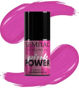 Semilac Semilac Lakier hybrydowy A 703 Pink Power 7ml 1