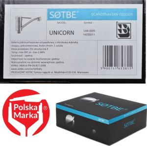 Bateria umywalkowa Sotbe Unicorn stojąca chrom (UNI-SSRBK-14259211) 3