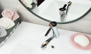 Bateria umywalkowa Sotbe Unicorn stojąca chrom (UNI-SSRBK-14259211) 6