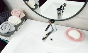 Bateria umywalkowa Sotbe Unicorn stojąca chrom (UNI-SSRBK-14259211) 9