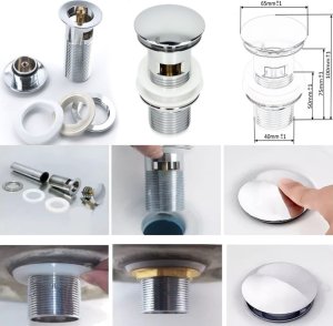 Bateria umywalkowa Sotbe Atran stojąca chrom (ATR-SSRBK-10250949) 14