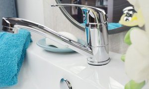 Bateria umywalkowa Sotbe Atran stojąca chrom (ATR-SSRBK-10250949) 6