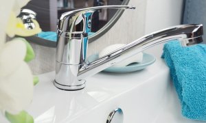 Bateria umywalkowa Sotbe Atran stojąca chrom (ATR-SSRBK-10250949) 7