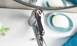 Bateria umywalkowa Sotbe Atran stojąca chrom (ATR-SSRBK-10250949) 8