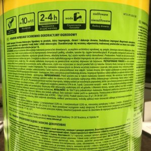 VIDARON Vidaron impregnat ogrodowy 5L antracytowy szary ochronno-dekoracyjny 3