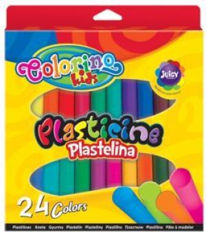 Colorino Plastelina 20 kolorów + 2 neonowe + srebrna i złota 1