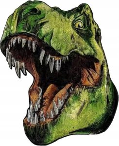 Pan i Pani Gadżet Puzzle Drewniane Dla Dorosłych Kolory Dinozaur A3 1