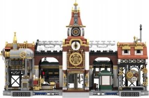 Pan i Pani Gadżet PANTASY Klocki 85007 Steampunk Train Station Stacja Kolejowa zestaw klocków 1