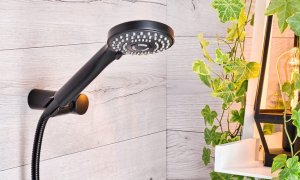 Sotbe SOTBE LARK  BLACK HOL 7 Uchwyt do słuchawki prysznicowej kolor czarny 2