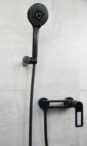 Sotbe SOTBE LARK  BLACK HOL 7 Uchwyt do słuchawki prysznicowej kolor czarny 6