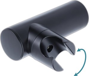 Sotbe SOTBE LARK  BLACK HOL 7 Uchwyt do słuchawki prysznicowej kolor czarny 7