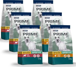 PUPIL Prime Karma sucha dla kota PUPIL Prime 6 x 1,5 kg MIX 1