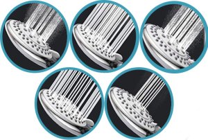 Zestaw prysznicowy Sotbe SOTBE ZESTAW Słuchawka prysznicowa 5 zakresowa z wężem 6