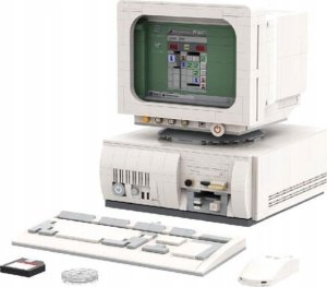 Pan i Pani Gadżet PANTASY Klocki 85005 Komputer Retro 90s PC zestaw klocków 1