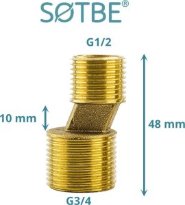 Sotbe SOTBE Mimośrody do baterii ściennych 4