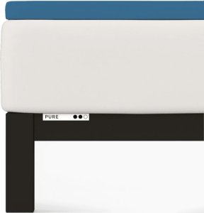 Schlaf-Gut Prześcieradło Schlafgut Pure Topper 140x200-160x220 Blue Mid 615 - L 1