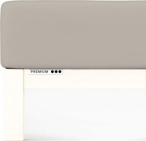Schlaf-Gut Prześcieradło Schlafgut Premium 180x200-200x220 Sand Mid 496 - XL 1