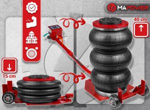 MaPower MAPOWER MPBJ01 Podnośnik samochodowy pneumatyczny poduszkowy 10