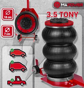 MaPower MAPOWER MPBJ01 Podnośnik samochodowy pneumatyczny poduszkowy 11