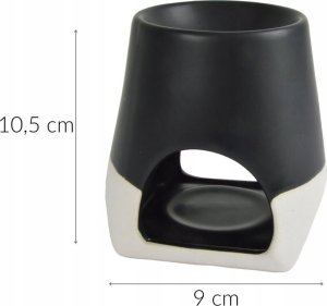 Homea Ceramiczny kominek na tealight i wosk zapachowy, 10,5 cm 2
