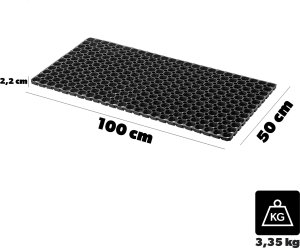 Kadax KADAX Wycieraczka Gumowa Pod Drzwi Zewnętrzna 50x100cm 2