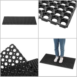 Kadax KADAX Wycieraczka Gumowa Pod Drzwi Zewnętrzna 50x100cm 10