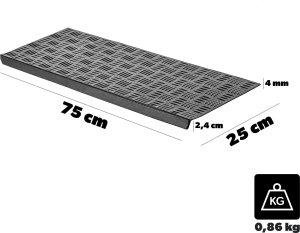 Kadax KADAX Wycieraczka Gumowa Na Schody Zewnętrzne Antypoślizgowa 2
