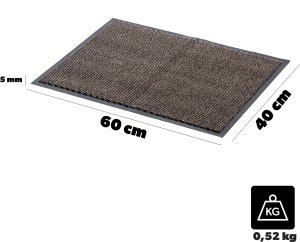 Kadax KADAX Wycieraczka Zewnętrzna Pod Drzwi Antypoślizgowa 40x60cm 2