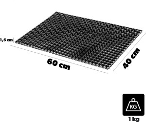 Kadax KADAX Wycieraczka Gumowa Pod Drzwi Zewnętrzna 40x60cm 2