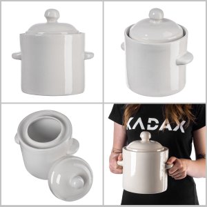 Kadax KADAX Beczka Garnek Do Kiszenia Z Kołnierzem 1,8L 8