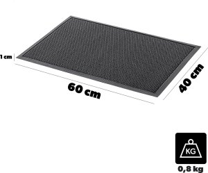 Kadax KADAX Wycieraczka Zewnętrzna Pod Drzwi Do Domu Antypoślizgowa 40x60cm 2