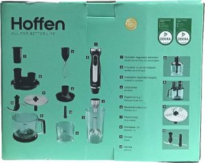 Blender Hoffen Blender ręczny z malakserem 4w1 - Hoffen 1000W 4