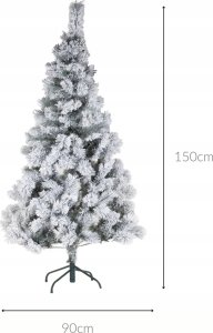 Fééric Lights and Christmas Sztuczna choinka, ośnieżona, 150 cm 4