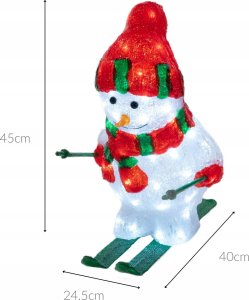 Dekoracja świąteczna Fééric Lights and Christmas bałwan 6