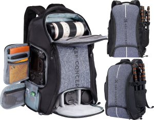Plecak Kf Plecak Fotograficzny Foto Duży na Aparat DSLR Kamerę Drona 25L / K&F / KF13.164 1