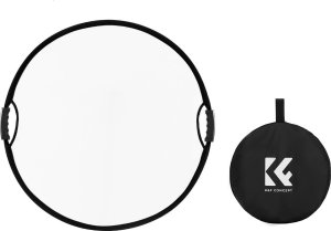 Kf Blenda Fotograficzna z Uchwytem 5w1 Okrągła 110cm DYFUZOR Plener Studio K&F / KF18.0006 5