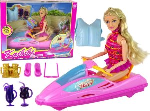 LeanToys Zestaw Lalka Motorówka LEAN Toys 1