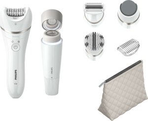 Depilator Philips Philips BRE770/92, White, 32 tweezers, Ceramic, Abdomen, Armpit, Back thigh, Bikini, Buttocks, Chest, Decolletage, Front thigh, Head, Inner upper..., Armpit, Epilation, Exfoliation, Precision, Shaving, Smoothing pedicure roller, 70400 RP 3